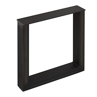 Abbildung von SOTECH Bankgestell TAB Stahl Used Look Profil 80 x 40 mm Höhe: 420 Tiefe 430 Bankkufen Industriedesign Bankuntergestell Bankkufe Kufengestell