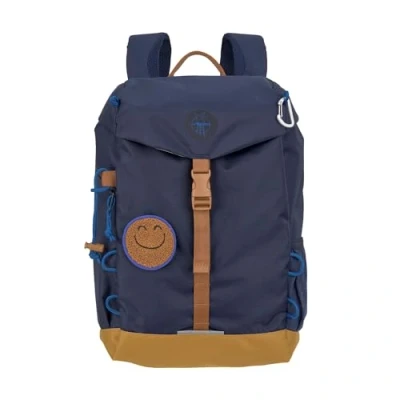 Abbildung von LÄSSIG Kinder Wanderrucksack Kinderrucksack mit Brustgurt gepolsterte Schultergurte wasserabweisend, 14 Liter/Big Outdoor Backpack Navy
