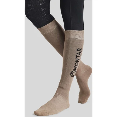 Abbildung von Montar Reitsocken Logo Latte