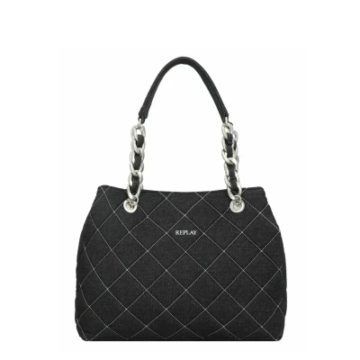 Abbildung von Replay Shopping Bag, Damen, Größe: One Size, Denim black