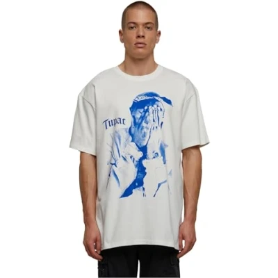Abbildung von Upscale by Mister Tee 2PAC ME Against THE World Oversize Tshirt print, Herren, Größe: XS, Ready for dye