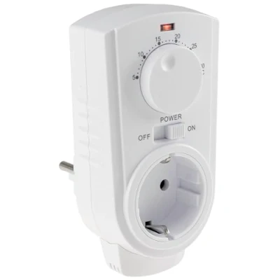 Abbildung von ChiliTec Raumthermostat Thermostat Steckdose mit Temperaturregler für Heizung Kühlgeräte