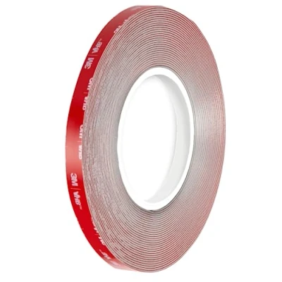 Abbildung von 3M VHB LSE110 Doppelseitiges Acrylschaum Klebeband, für schwierige Oberflächen Wasserbeständigkeit, hohe und niedrige Temperaturen, Vibrationen Stöße Auto, Haus, Sport (9 mm x 3 m)
