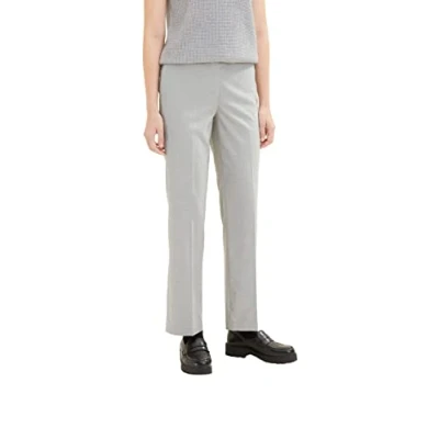 Abbildung von TOM TAILOR Damen Stoffhose 1034205, 30282 Concrete Grey Melange, 34W / 30L