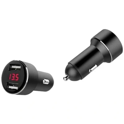 Abbildung von DUAL USB Auto Ladegerät 2 x 2,4 A mit Spannungsanzeige