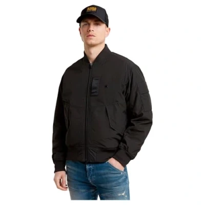 Abbildung von G STAR Bomberjacke, Herren, Größe: Large, Neo black