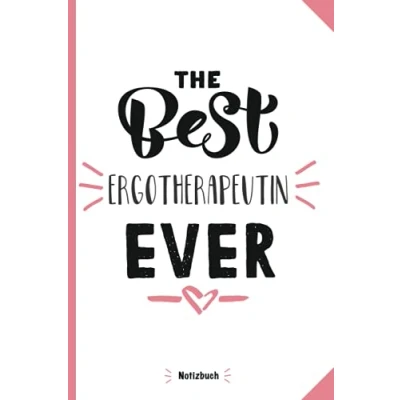 Abbildung von Geschenk für die Beste Ergotherapeutin: A5 Notizbuch als eine Ergotherapeutin /punktiert Geschenke zum GeburtstagGeburtstagsgeschenk Kollegin