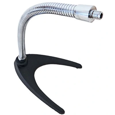 Abbildung von keepdrum MS60 Tischstativ Mikrofonstaender Schwanenhals Chrom Mikrofonstativ