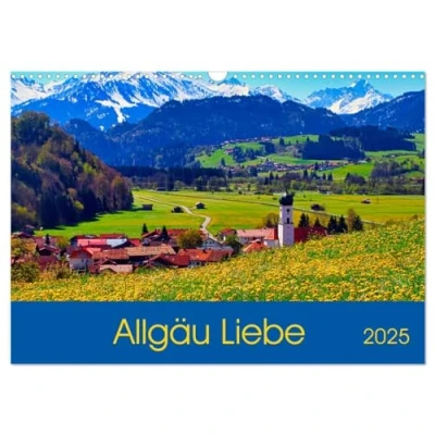 Abbildung von Allgäu Liebe (Wandkalender 2025 DIN A3 quer), CALVENDO Monatskalender
