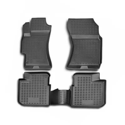 Abbildung von OMAC 6895444 Fußmattensatz Gummi, TPE (thermoplastischer Elastomer) 4 schwarz SUBARU: Outback III