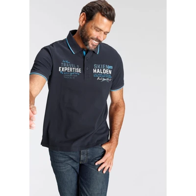 Abbildung von Mans World Poloshirt, mit modischem Print