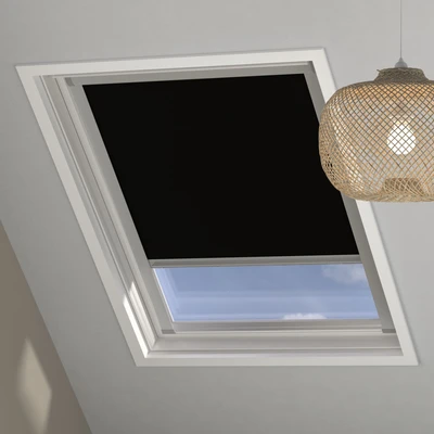 Abbildung von my home Dachfensterrollo &quot;Sky Rollo&quot;, verdunkelnd, energiesparend, mit Bohren, in Führungsschienen, Dachfenster Rollo Kassette und Seitenprofilen
