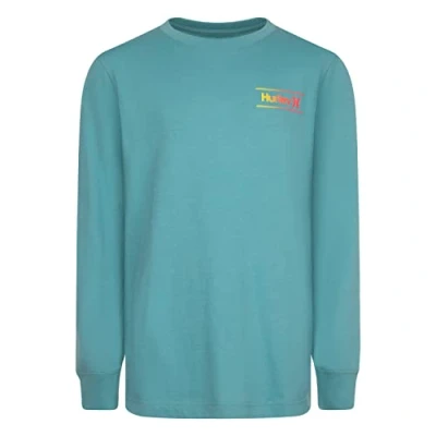Abbildung von Hurley Jungen Hrlb One &amp; Only Slash L/S Tee T Shirt, Waverunner, 7 años