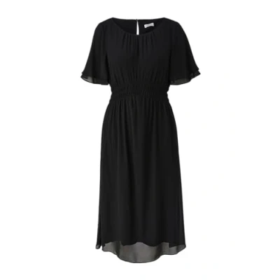 Abbildung von s.Oliver Black Label Optik Freizeitkleid, Damen, Größe: 32, Schwarz