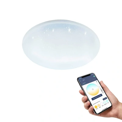 Abbildung von Eglo 900001 LED Deckenleuchte TOTARI Z weiss H:7 Ø:38cm dimmbar 2700 6500K mit Connect Funktion