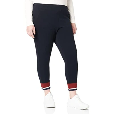 Abbildung von Tommy Hilfiger Damen Relaxed Global Stripe Pant S10S101511 Strickhosen, Blau (Desert Sky), S