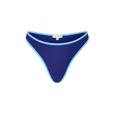 Abbildung von Moda Minx Amour TIE SIDE Brazilian Bikinihose, Damen, Größe: Large, Navy