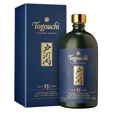 Abbildung von Togouchi 15 Years Old Japanese Blended Whisky 43,8% Vol. 0,7l in Geschenkbox