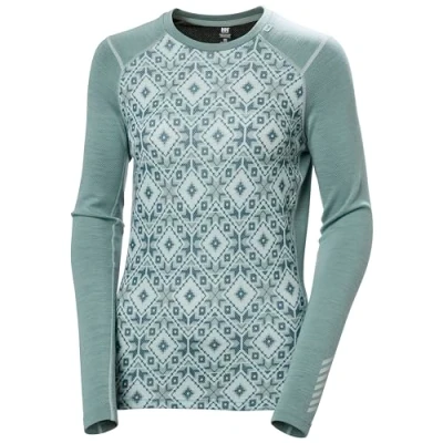 Abbildung von Helly Hansen Women’s LIFA® Merino Midweight Graphic Long Sleeve Crew Base Layer