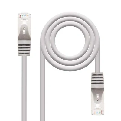Abbildung von Nanocable 10.20.0805 Ethernet Netzwerkkabel RJ45 Cat.6 FTP AWG24, 100% Kupfer, Grau, 5.0 mts