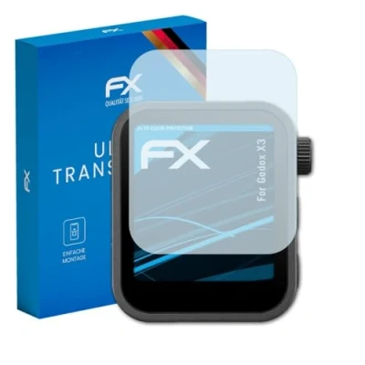 Abbildung von atFoliX Schutzfolie kompatibel mit Godox X3 Folie, ultraklare FX Displayschutzfolie (2X)
