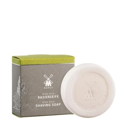 Abbildung von MÜHLE Rasierseife hochwertige Rasurseife mit Aloe Vera für sensible Haut vegan, sanft &amp; pflegend 65g