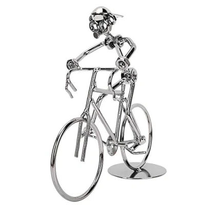 Abbildung von Mini Fahrradmodell aus Eisen, Vintage, Geburtstagsgeschenk, Dekoration für Büro zu Hause
