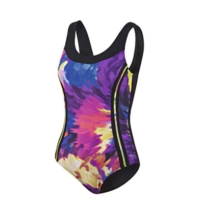 Abbildung von BECO Beermann Damen Badeanzug, C Cup Summer of Love, schwarz/Bunt, 40
