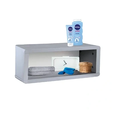 Abbildung von Phoenix Safe Miami Wandregal 49cm, Grau