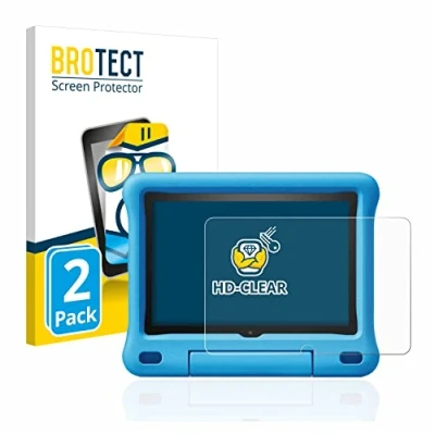 Abbildung von BROTECT (2 Stück Schutzfolie für Amazon Fire HD 8 Kids Edition 2020 (10. Gen.) Displayschutz Folie Ultra Klar