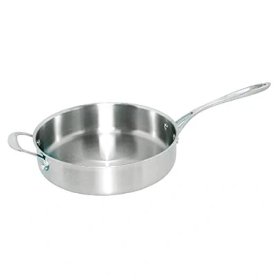 Abbildung von Vogue GG032 dreiwandige Schmorpfanne, Edelstahl, 280 mm Durchmesser
