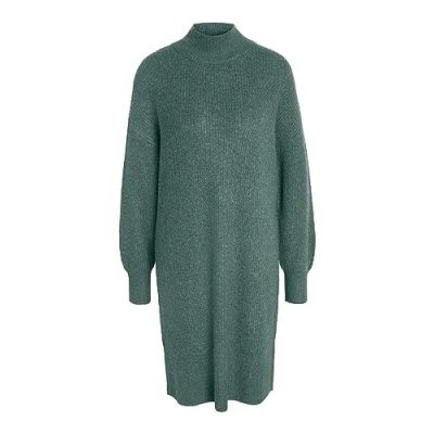 Abbildung von Noisy May Nmnella FWD NOOS Strickkleid, Damen, Größe: Medium, Kombu green