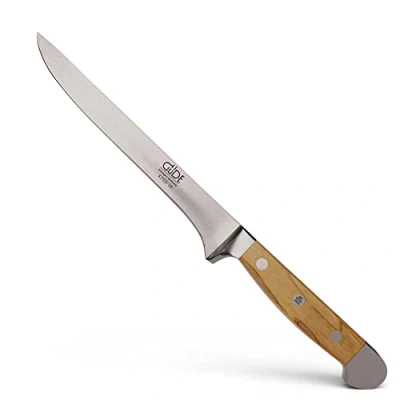 Abbildung von Güde X703/16 Solingen Ausbeinmesser geschmiedet, 16 cm, Olivenholz, ALPHA OLIVE, Doppelkropf, Handmade Germany