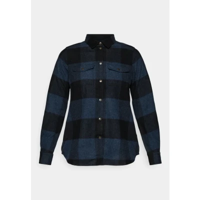Abbildung von FJALLRAVEN Damen Canada Shirt W Langarmhemd, Schwarz (Navy Black), M