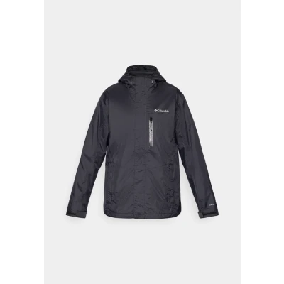 Abbildung von Columbia Herren Pouring Adventure Jacket Wasserdichte Regenjacke, Schwarz, L EU