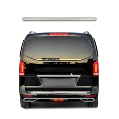 Abbildung von OMAC Heckklappe Kofferraumöffner kompatibel mit Mercedes Vito W447 2014 2024 Edelstahl Chrom