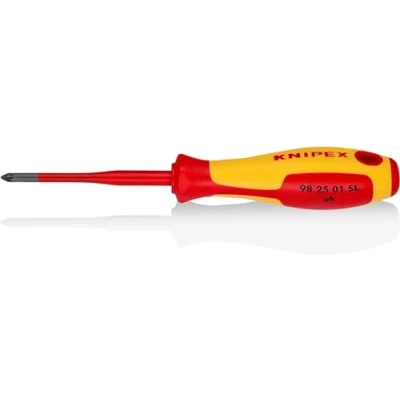 Abbildung von Knipex Pozidriv® 98 25 01 SL VDE Sternschraubendreher PZ 1 Klingenlänge: 80 mm