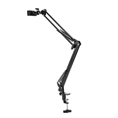 Abbildung von Elerose Smart Bending Arm Tablet Halterung Schwanenhals Tablethalterung Bett Ständer Flexibler Universeller Langer 360 Rotation Lazy Mount Handyhalter