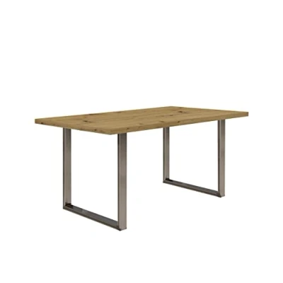Abbildung von FORTE TABLES Tisch nicht ausziehbar Holzwerkstoff, Artisan Eiche, 160 x 74.7 90 cm