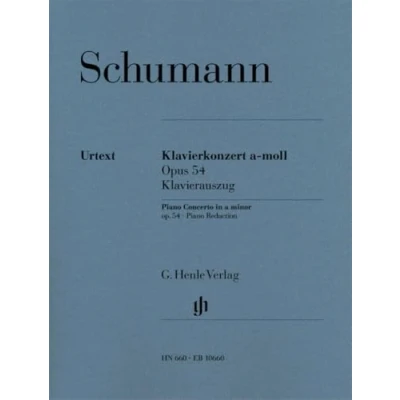 Abbildung von Klavierkonzert a moll op. 54 (Klavierauszug): erste praktische Notenausgabe (G. Henle Urtext Ausgabe)