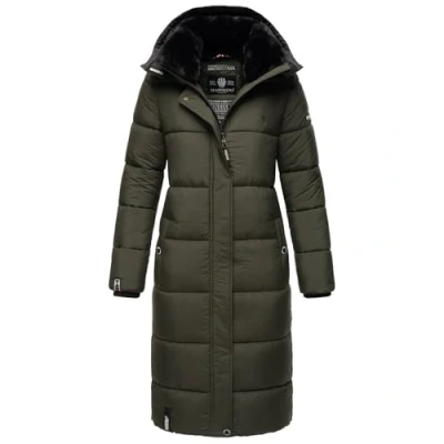 Abbildung von Marikoo Reliziaa Wintermantel, Damen, Größe: Small, Dark olive