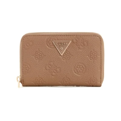 Abbildung von Guess Cresidia Medium ZIP Around Geldbörse, Damen, Größe: One Size, Dark taupe