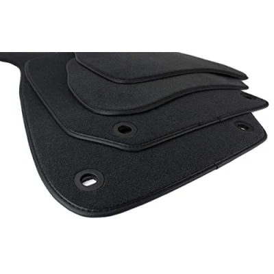 Abbildung von kfz premiumteile24 Fußmatten Kompatibel mit Passat 3B 3BG (B5) Baujahr 1997 2005 Velours Stoffmatten Automatten Premium Qualität Schwarz Drehknebel Oval