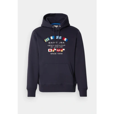 Abbildung von GANT Graphic Kapuzenpullover, Herren, Größe: Medium, Evening blue