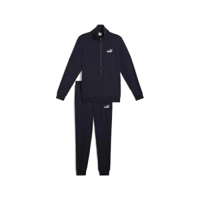 Abbildung von Puma Essentials Jogginganzug Herren Mit Plain New Navy Größe: XL