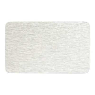 Abbildung von Villeroy und Boch Servierplatte Manufacture Rock Weiß 28x17 cm