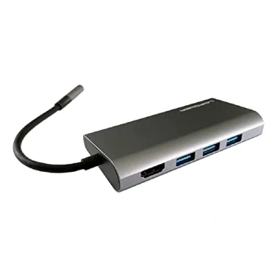 Abbildung von LC POWER Hub C Multi 5 Schnittstellen USB 3.2 Gen 1 (3.1 1) Type 5000 Mbit/s Anthrazit, Schwarz