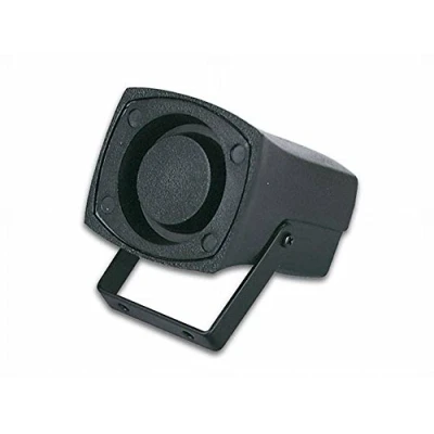 Abbildung von VELLEMAN SV/PS1 Mini Piezo Sirene (schwarz, auf Putz/Decke, 1,5 3,5 Hz, 40 x 45 60 mm, Piezo, 6 14 V DC/200mA) 613007