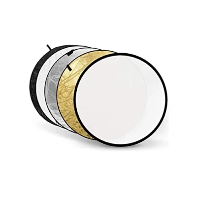 Abbildung von Godox 5 in 1 Gold, Silver, Soft White, Translucent 110cm