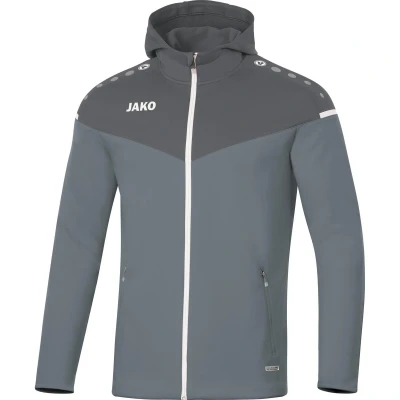 Abbildung von JAKO Champ 2.0 Kapuzenjacke grau, M Unisex
